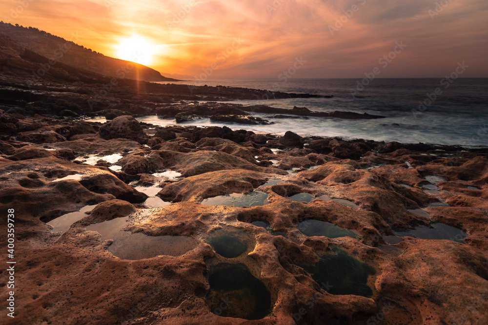 Paramoudras beach at the basque coast, strange really geological formations beach. Paramoudras beach at the basque coast, strange really geological formations beach.