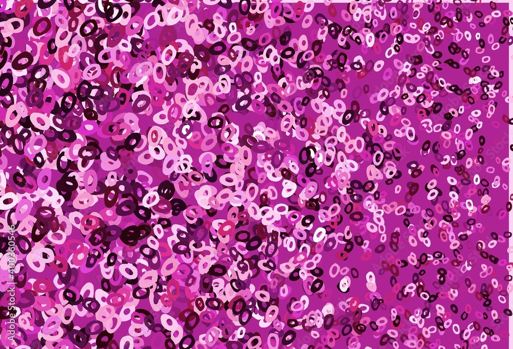 Light Pink vector backdrop with dots. Light Pink vector backdrop with dots.