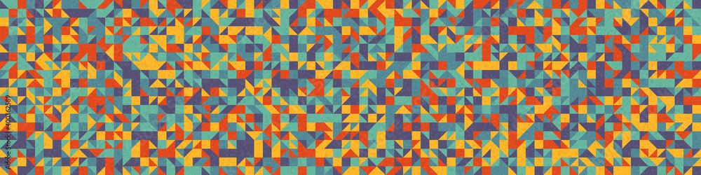 Abstract Geometric Pattern generative computational art illustration