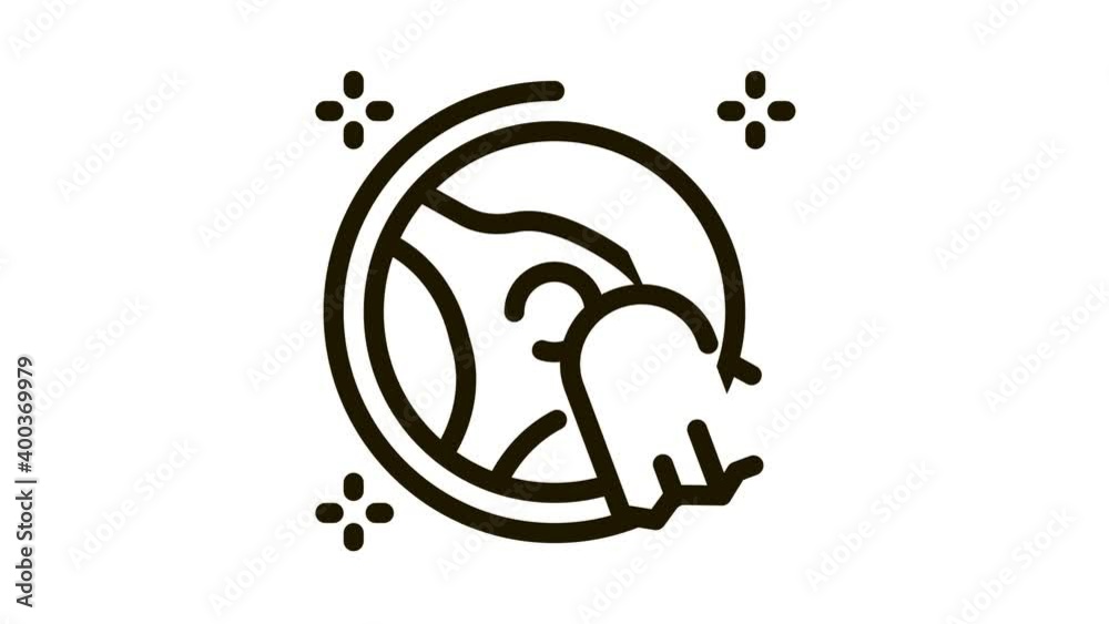 steering wheel cleaning Icon Animation. black steering wheel cleaning animated icon on white background steering wheel cleaning Icon Animation. black steering wheel cleaning animated icon on white background