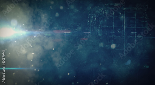 battlefield, smokes and disaster scenario background