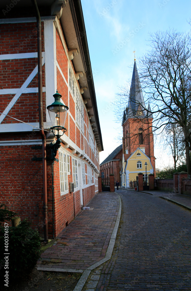 Obraz premium Alte Garde des Schlosses Ritzebuttel, Cuxhaven, Deutschland, Europa Old Guard of Castle Ritzebuttel, Cuxhaven, Germany, Europe
