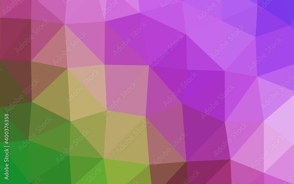 Light Pink, Green vector abstract polygonal layout. Light Pink, Green vector abstract polygonal layout.