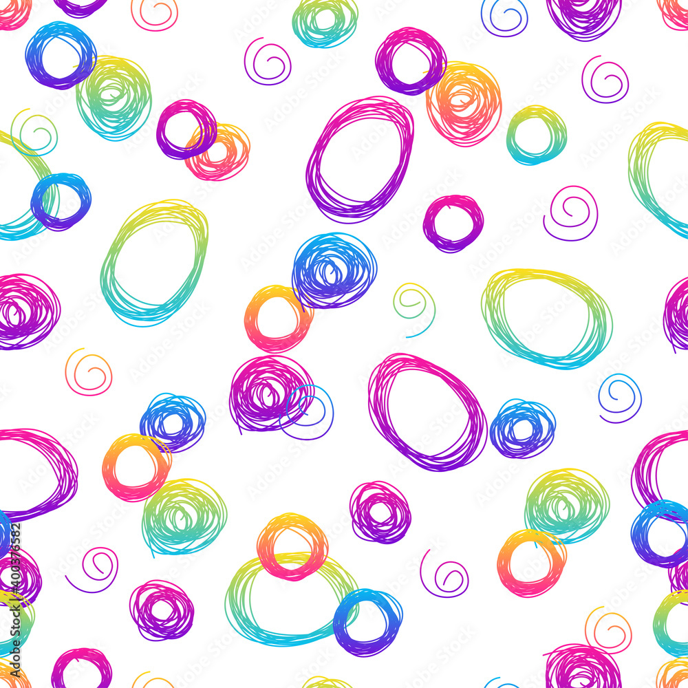 Abstract rainbow seamless pattern background. Modern swatch for birthday card, kids party invitation, shop sale wallpaper, holiday wrapping paper, fabric, bag print, t shirt, workshop advertising Abstract rainbow seamless pattern background. Modern swatch for birthday card, kids party invitation, shop sale wallpaper, holiday wrapping paper, fabric, bag print, t shirt, workshop advertising