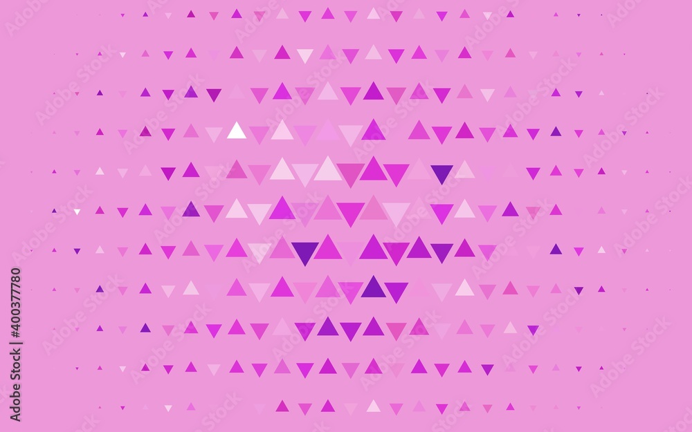 Light Pink vector background with triangles. Light Pink vector background with triangles.