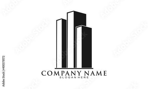 Building illustration vector icon