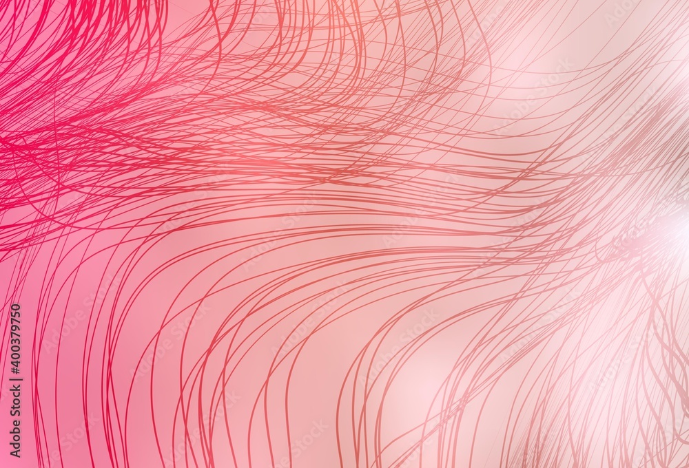 Fototapeta premium Light Red vector blurred bright texture.