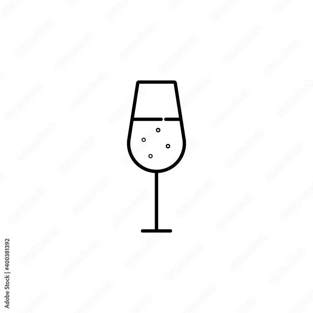 champagne icon element of bar icon for mobile concept and web apps. Thin line champagne icon can be used for web and mobile. Premium icon on white background champagne icon element of bar icon for mobile concept and web apps. Thin line champagne icon can be used for web and mobile. Premium icon on white background