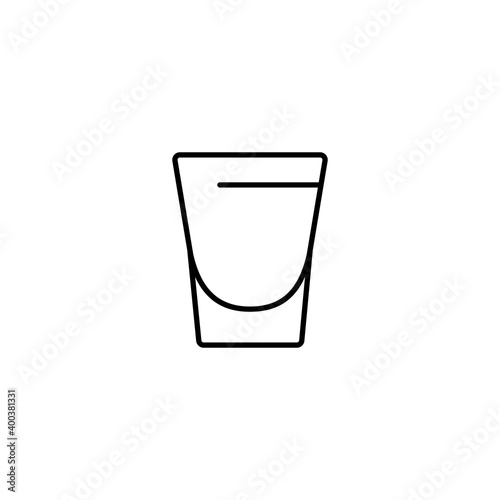 cocktail icon element of bar icon for mobile concept and web apps. Thin line cocktail icon can be used for web and mobile. Premium icon on white background