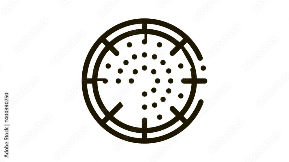 Cut Pizza Icon Animation. black Cut Pizza animated icon on white background Cut Pizza Icon Animation. black Cut Pizza animated icon on white background