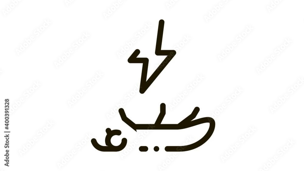 Dead Mosquito Icon Animation. black Dead Mosquito animated icon on white background Dead Mosquito Icon Animation. black Dead Mosquito animated icon on white background