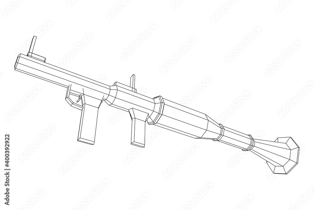 Anti-tank rocket propelled grenade launcher - RPG 7