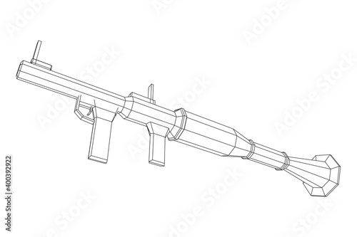 Anti-tank rocket propelled grenade launcher - RPG 7