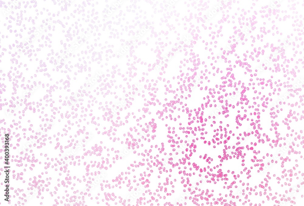 Light Pink, Blue vector cover with spots. Light Pink, Blue vector cover with spots.