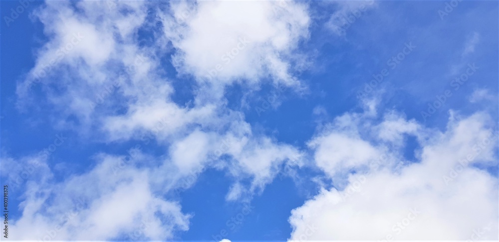 Texture image background - Blue sky and clouds scene Texture image background - Blue sky and clouds scene