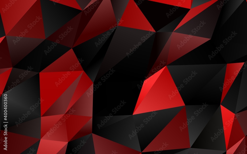 Light Red vector polygonal pattern. Light Red vector polygonal pattern.