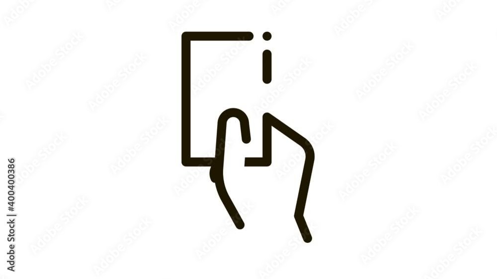 Arbitrator Show Card Card Icon Animation. black Arbitrator Show Card animated icon on white background Arbitrator Show Card Card Icon Animation. black Arbitrator Show Card animated icon on white background