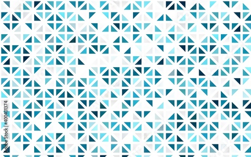 Light BLUE vector seamless cover in polygonal style.