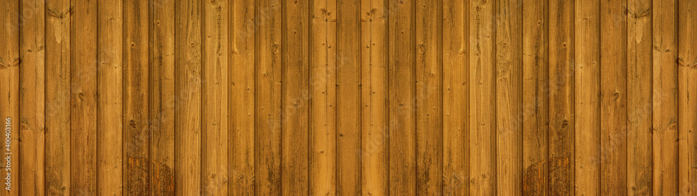 Fototapeta premium old brown rustic light bright wooden texture - wood background panorama banner long 