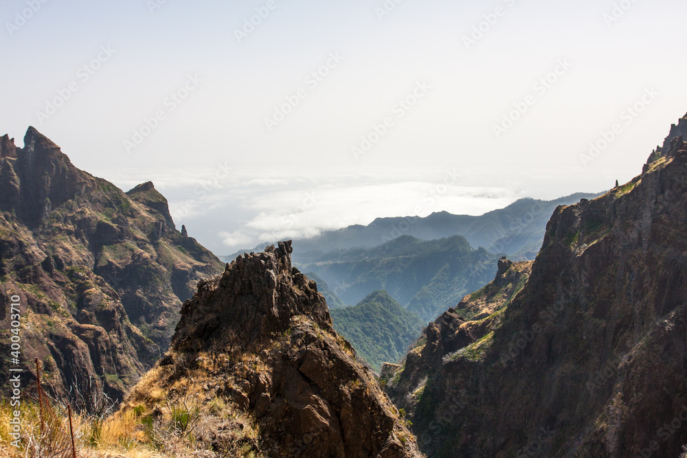 Fototapeta premium Berglandschaft auf Madeira
