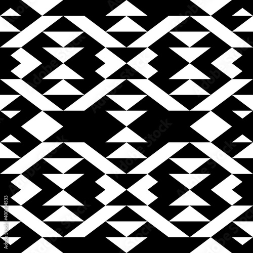 Diamonds, rhombuses, triangles, tiles, checks, chevrons seamless pattern. Folk ornament. Ethnic ornate. Geometric image. Tribal wallpaper. Geometrical background. Retro motif. Ethnical print. Vector.