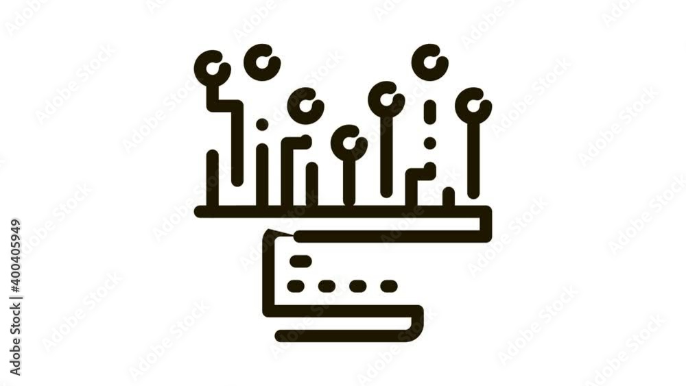 Credit Card Concept Icon Animation. black Credit Card Concept animated icon on white background Credit Card Concept Icon Animation. black Credit Card Concept animated icon on white background