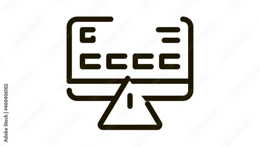 Credit Card Hacking Icon Animation. black Credit Card Hacking animated icon on white background Credit Card Hacking Icon Animation. black Credit Card Hacking animated icon on white background