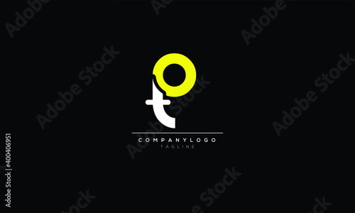 opt pt Abstract initial monogram letter alphabet logo design photo