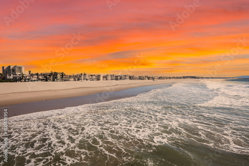 View of famous Venice Beach...