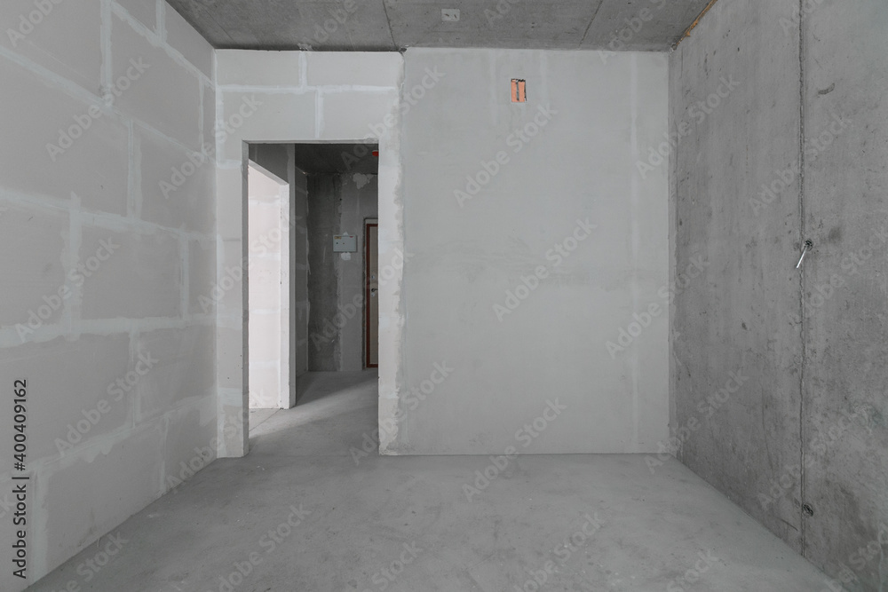 new apartment in a new building without finishing new apartment in a new building without finishing