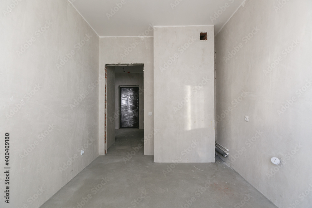 new apartment in a new building without finishing new apartment in a new building without finishing