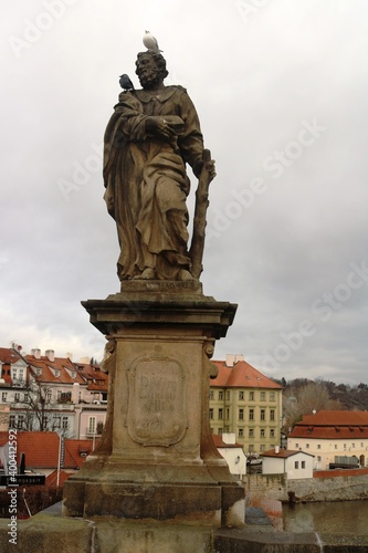 Die Figuren der Karlsbrücke (Prag) © Christian