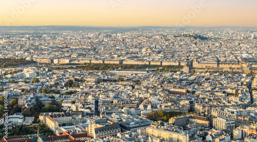 Aerial view of the center of Paris © Alessio