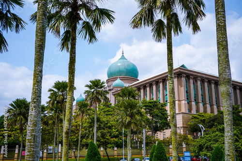 Dome and Building Perdana Putra Jaya from the side