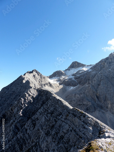 Mountain hiking Karwendel, Tyrol, Austria