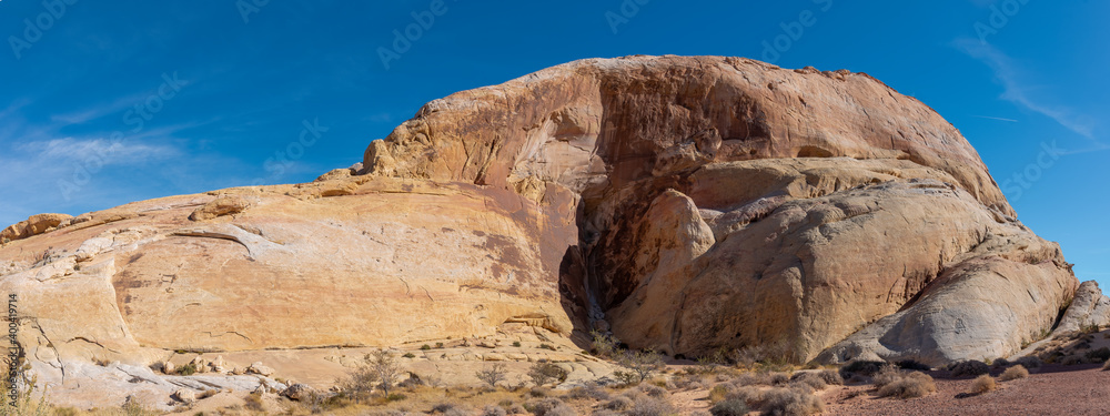 The White Domes Rock Formation in Valley of Fire State Park