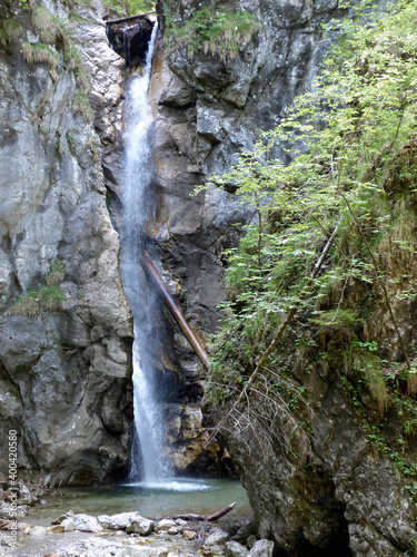 Lainbachfälle waterfalls in Bavaria, Germany photo