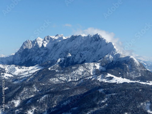 Wilder Kaiser mountain range  Tyrol  Austria