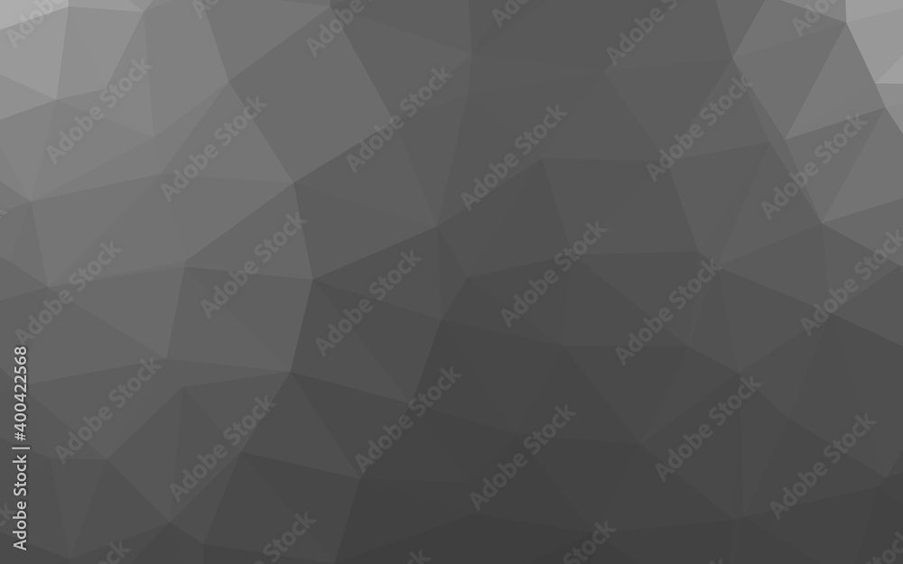 Light Silver, Gray vector abstract polygonal cover. Light Silver, Gray vector abstract polygonal cover.