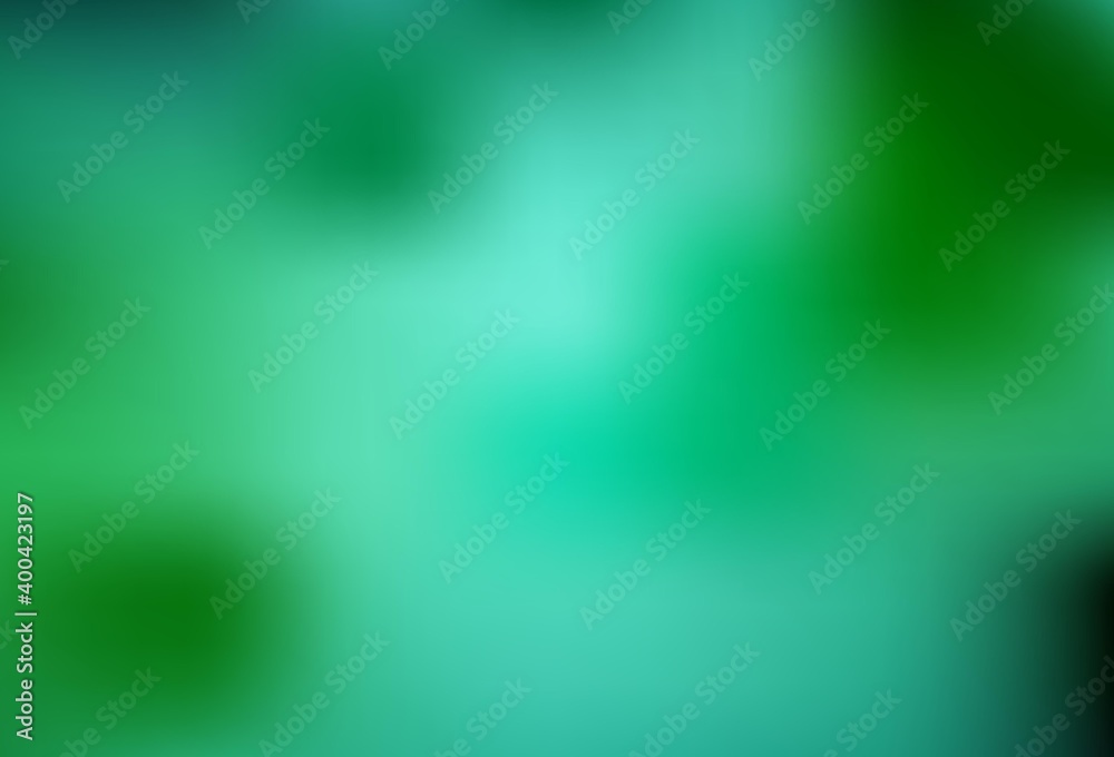 Fototapeta premium Light Green vector colorful abstract background.