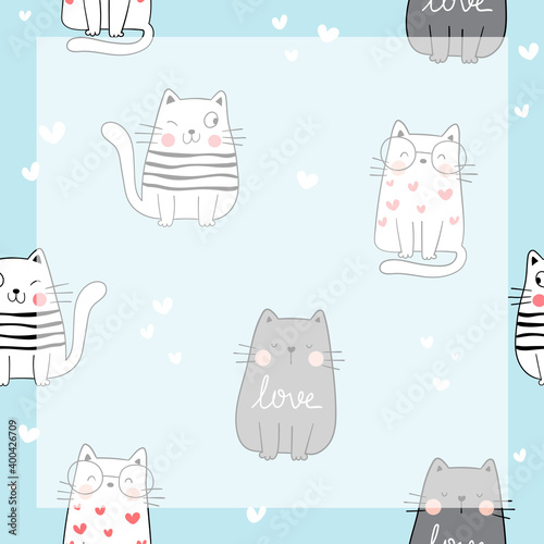 Printable notepad or sticky note for digital papers  planners  journal and printable planners - Merry Cat Note Collection