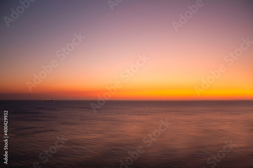 sunset over the sea © Aslindakkaya