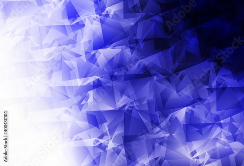 Light Purple vector shining triangular layout.
