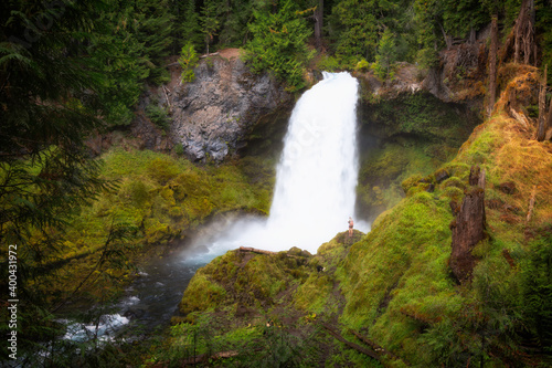 Sahalie Falls in Oregon