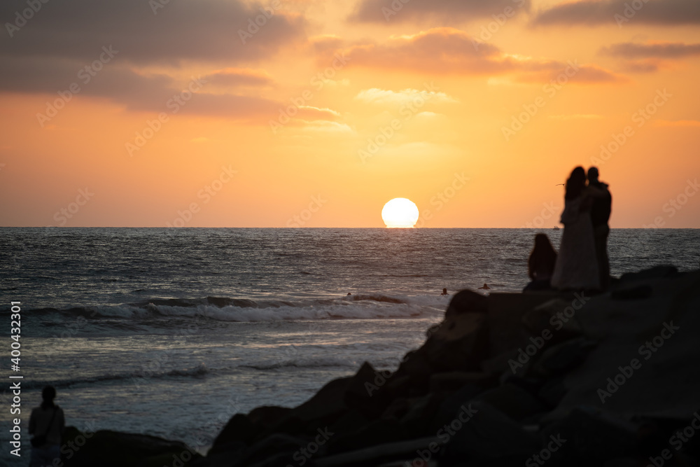 Sunset in Oceanside, California