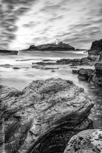 godrevy conrwall England uk slow exposure 