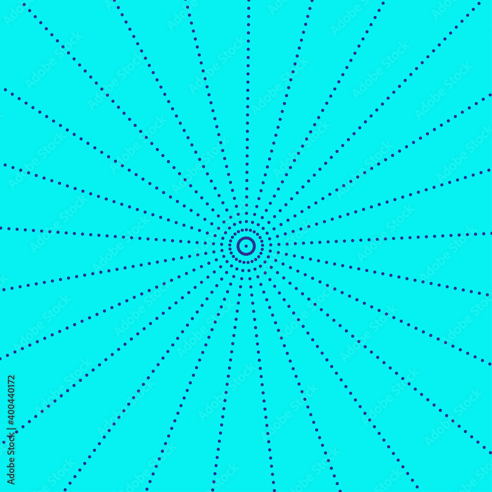 An abstract dotted line burst shape background image. An abstract dotted line burst shape background image.