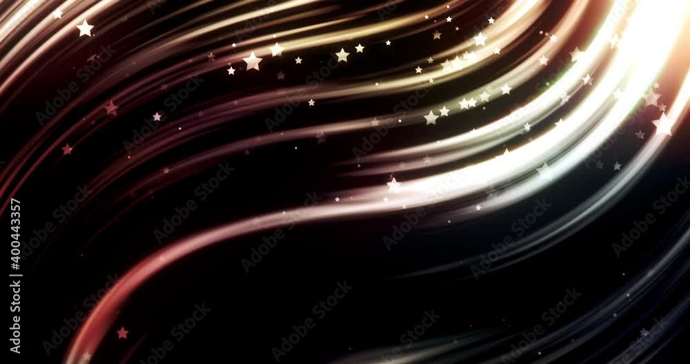 Beautiful colorful lines with shapes loop