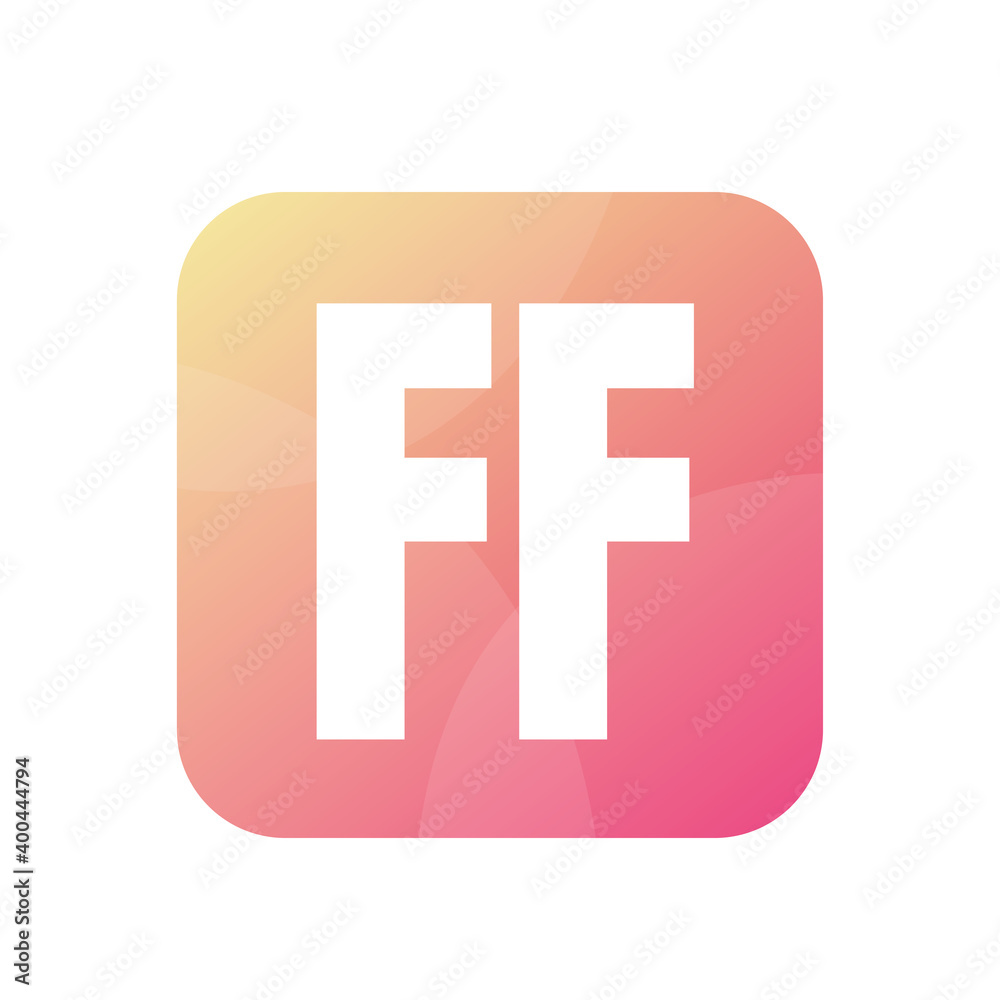 FF Letter Logo Design With Simple style FF Letter Logo Design With Simple style