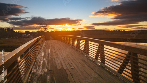 Sunset on the Bridge